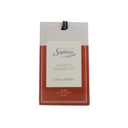 Tarjeta Aromatica CEREZA Y MALBEC x 3 un.